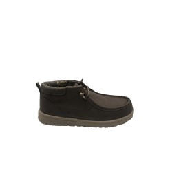 scarpe alte jeep UOMO 030 DK.BROWN - SAMOA WALLEBEE MID - JM52112A vista laterale