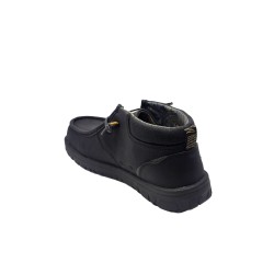 scarpe alte jeep UOMO 062 BLACK - SAMOA WALLEBEE MID - JM52112A vista posteriore