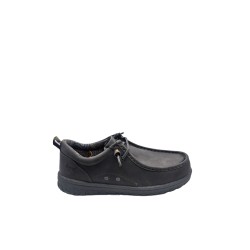 scarpe jeep UOMO 096 ANTHRACITE - SAMOA WALLEBEE - JM52111A vista laterale