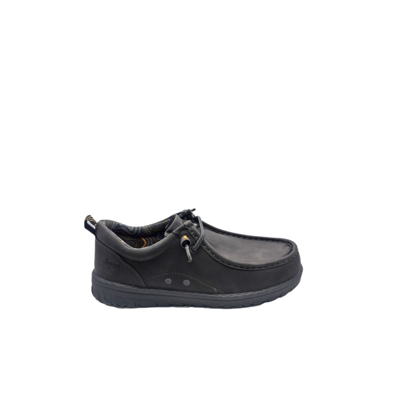 scarpe jeep UOMO 096 ANTHRACITE - SAMOA WALLEBEE - JM52111A vista laterale