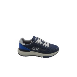 scarpe sunN68 UOMO 07 NAVY BLUE - NIKI 2.0 SOLID vista laterale