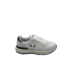 scarpe sun68 UOMO 01 BIANCHE - NIKI 2.0 SOLID vista laterale