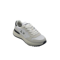 scarpe sun68 UOMO 01 BIANCHE - NIKI 2.0 SOLID vista frontale