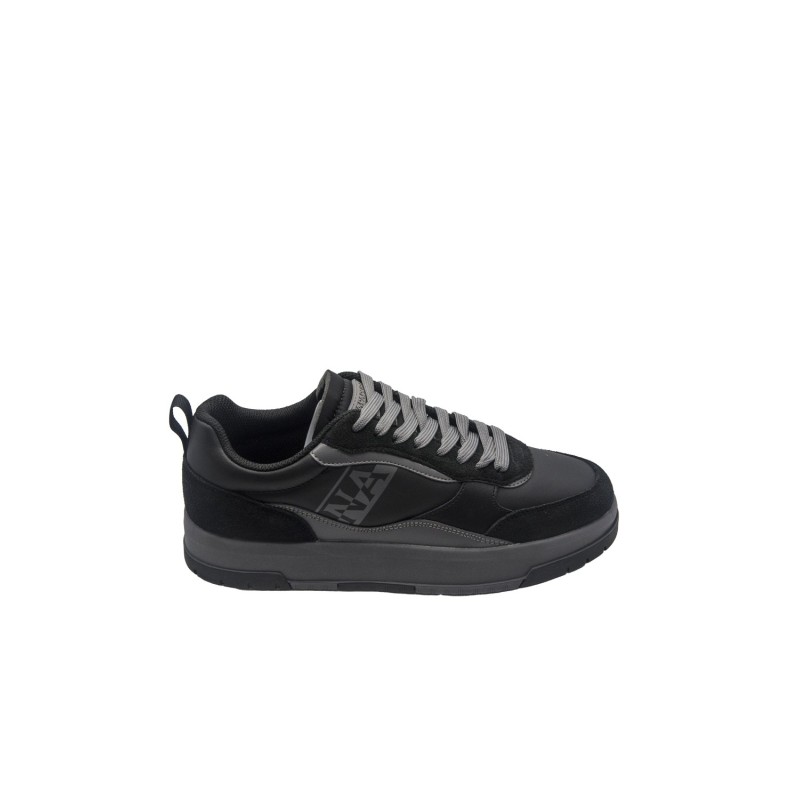 scarpe napapijri UOMO 041 BLACK - F5DUST01/SUL vista laterale