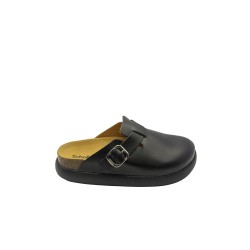sabot scholl DONNA NERI - FAE CHUNKY - F32397 1004 vista laterale