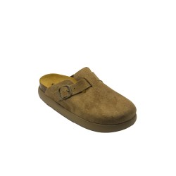 sabot scholl DONNA BEIGE SCURO - FAE CHUNKY - F32257 2361 vista frontale