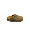 sabot scholl DONNA BEIGE SCURO - FAE CHUNKY - F32257 2361 vista laterale