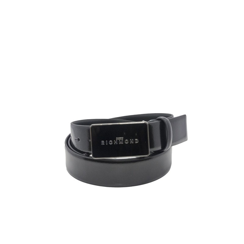 cintura john richmond UOMO BLACK - JR-C85 vista frontale