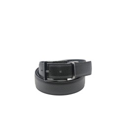 cintura reversibile john richmond UOMO BLACK E BLUE - JR-C50 vista frontale nera