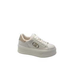 scarpe liu jo DONNA AVORIO E ORO MILK/LIGHT GOLD S1874 - BF5039PX026 vista laterale