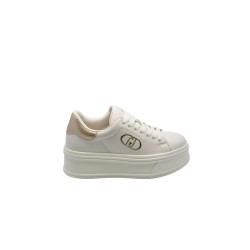 scarpe liu jo DONNA AVORIO E ORO MILK/LIGHT GOLD S1874 - BF5039PX026 vista frontale