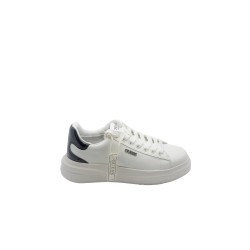 scarpe guess DONNA BIANCHE E NERE WHIBL - FLFE10PEL12 vista laterale