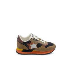 scarpe atlantic stars UOMO 0505 TABACCO BROWN - DRAC 1020 vista laterale