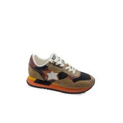 scarpe atlantic stars UOMO 0505 TABACCO BROWN - DRAC 1020 vista frontale