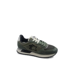 scarpe atlantic stars UOMO 0700 MILITARY GREEN - MNEA 1010 vista frontale