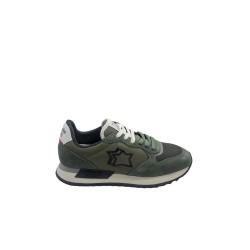 scarpe atlantic stars UOMO 0700 MILITARY GREEN - MNEA 1010 vista laterale