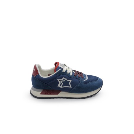 scarpe atlantic stars UOMO 0203 NAVY RED - MNEA 1010 vista laterale