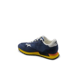 scarpe atlantic stars UOMO 0201 NAVY BLU - DRAC 1020 vista posteriore