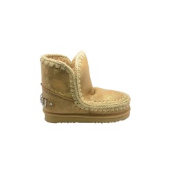 stivaletti mou DONNA BEIGE DUSAV - MU.FW101036B - ESKIMO 18 vista laterale