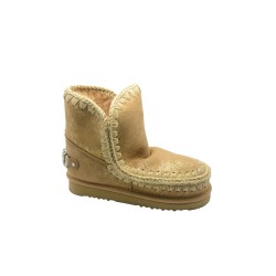 stivaletti mou DONNA BEIGE DUSAV - MU.FW101036B - ESKIMO 18 vista frontale
