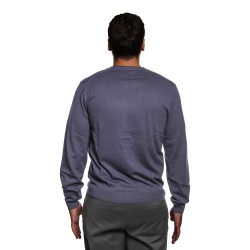 cardigan sun68 UOMO 07 NAVY BLUE - K45103 vista posteriore