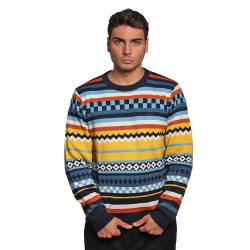 magline sun68 UOMO MULTICOLORE 07 NAVY BLUE - K45158 vista frontale