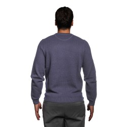 maglione sun68 UOMO 07 NAVY BLUE - K45126 vista posteriore