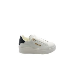 scarpe gaelle paris DONNA BIANCHE - NERO - GACAW01458 vista laterale