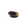 cintura marc ellis DONNA BURGUNDY E GOLD - ME BELT-164 BX vista frontale