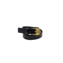 cintura marc ellis DONNA BLACK E GOLD - ME BELT-164 BX vista frontale
