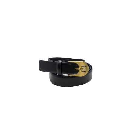 cintura marc ellis DONNA BLACK E GOLD - ME BELT-164 BX vista frontale