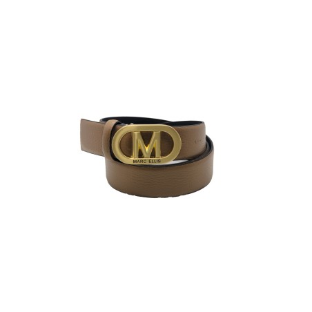 cintura marc ellis DONNA CAMMELLO E ORO CARAMEL/ORO - ME BELT-159 DO vista frontale