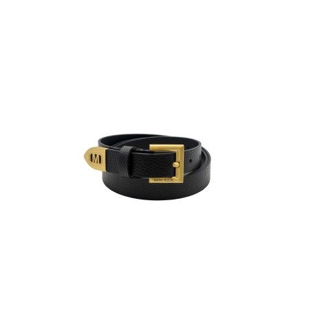 cintura marc ellis  DONNA BLACK E GOLD - ME BELT-161 DO vista frontale