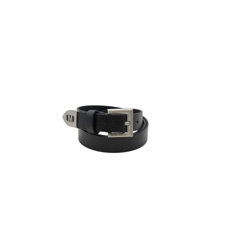 cintura marc ellis DONNA BLACK E SILVER - ME BELT-161 DO vista frontale