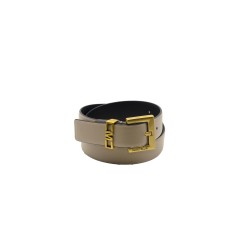 cintura marc ellis DONNA BEIGE E ORO TAUPE/OTTONE - ME BELT-162 BX vista frontale