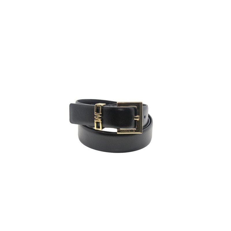 cintura marc ellis DONNA BLACK E GOLD - ME BELT-162 BX vista frontale
