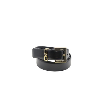 cintura marc ellis DONNA BLACK E GOLD - ME BELT-162 BX vista frontale