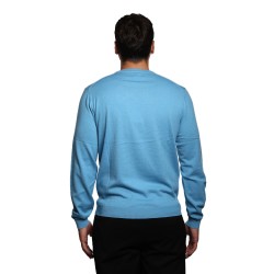 maglioncino sun68 UOMO AZZURRO 81 SKY BLUE - K45101 vista posteriore