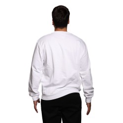 felpa moschino UOMO BIANCA 1001 - V1A1711 - 4319 vista posteriore