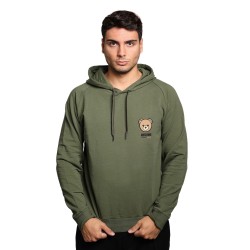 felpa moschino UOMO VERDE MILITARE 0429 - V1A1705 - 4413 vista frontale