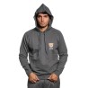 felpa moschino UOMO NERA 0555 - V1A1705 - 4413 vista frontale con cappuccio