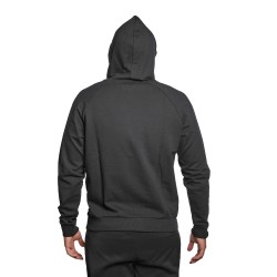 felpa moschino UOMO NERA 0555 - V1A1705 - 4413 vista posteriore con cappuccio