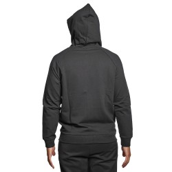 felpa moschino UOMO NERA 0555 - V1A1702 - 4413 vista posteriore con cappuccio