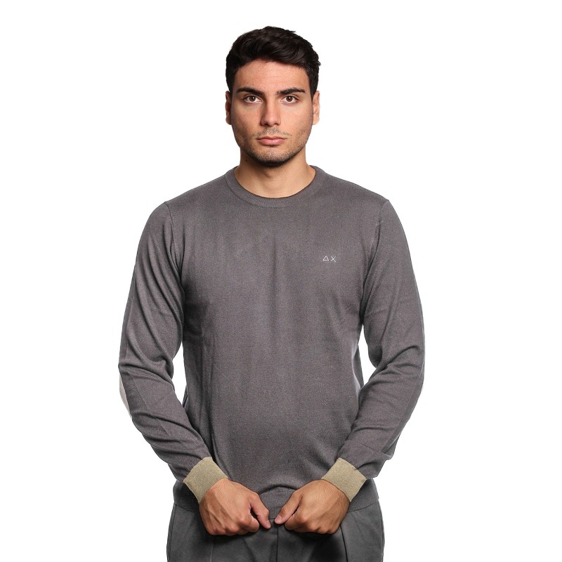 maglioncino sun68 UOMO 11 NERO - K45143 vista frontale