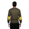 maglioncino sun68 UOMO 74 VERDE MILITARE - K45143 vista posteriore