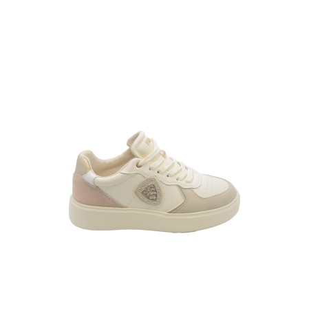 scarpe blauer DONNA CREAM E NUDE - F5VENUS04/LES vista laterale