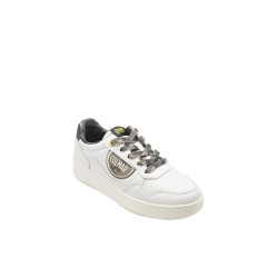 scarpe colmar UOMO BIANCHE WHITE-BLACK-MILITARY GREEN - AUSTIN BATTLE 086 vista frontale