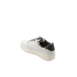 scarpe colmar UOMO BIANCHE WHITE-BLACK-MILITARY GREEN - AUSTIN BATTLE 086 vista posteriore