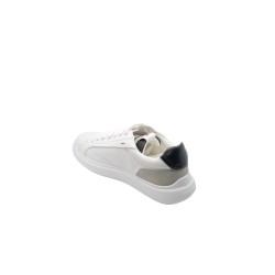 scarpe peuterey UOMO BIANCHE E NERE - QUARTER - PEU5522 vista posteriore