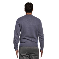 maglione sun68 UOMO 0747 NAVY BLUE E GRIGIO SCURO - K45160 vista posteriore